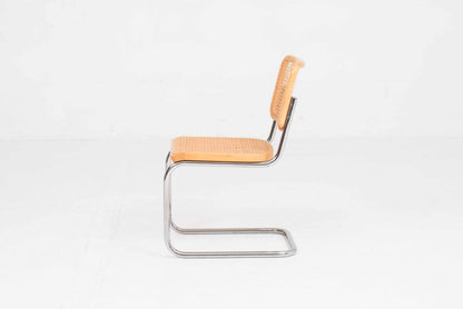 Vintage Stuhl S32 von Marcel Breuer für Thonet helles Holz natur