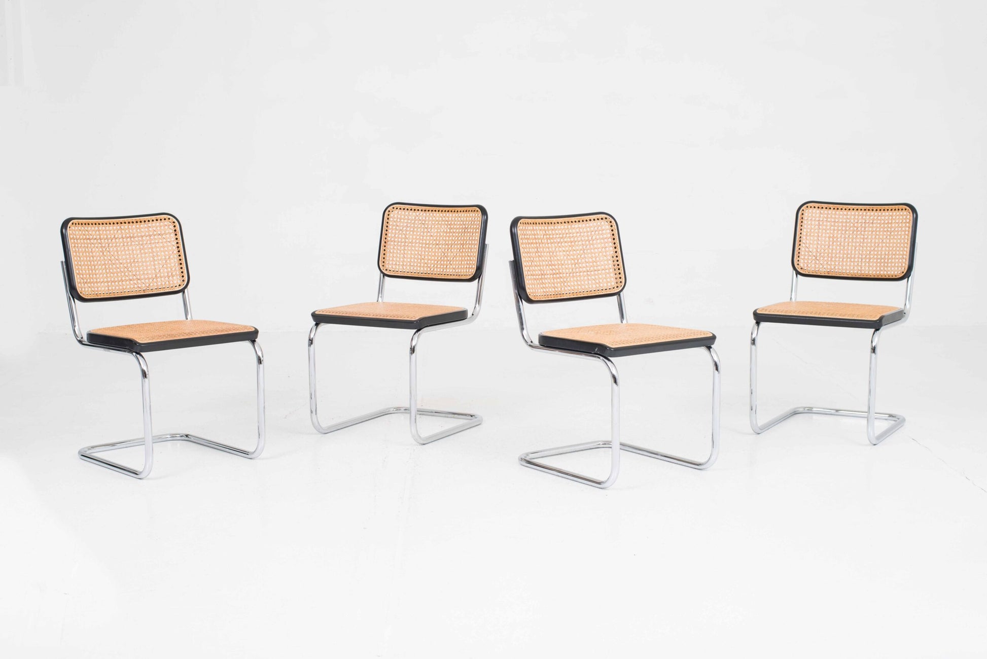 Set von 4 Vintage Stuhl S32 von Marcel Breuer für Thonet
