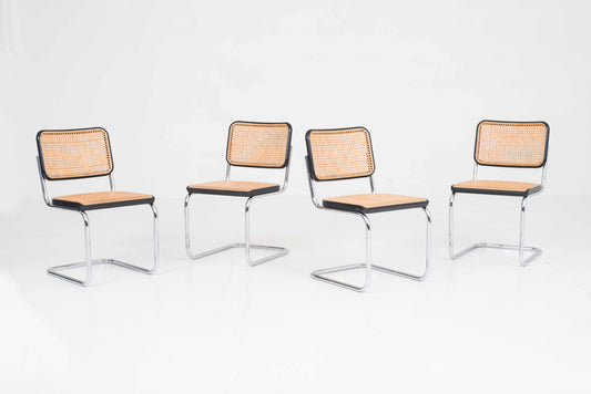 Set von 4 Vintage Stuhl S32 von Marcel Breuer für Thonet