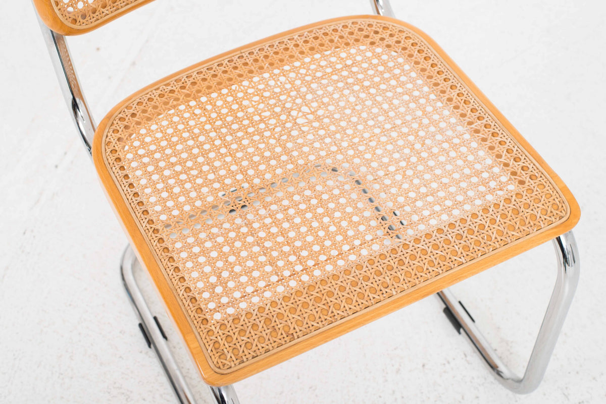 Freischwinger Stuhl S32 von Marcel Breuer für Thonet