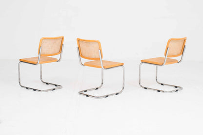 Freischwinger Stuhl S32 von Marcel Breuer für Thonet