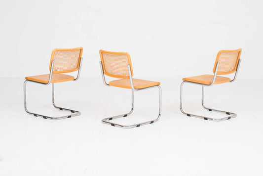 Freischwinger Stuhl S32 von Marcel Breuer für Thonet