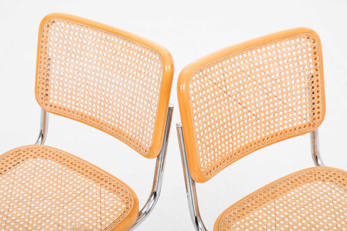 Freischwinger Stuhl S32 von Marcel Breuer für Thonet