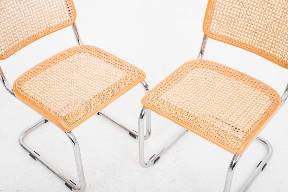 Freischwinger Stuhl S32 von Marcel Breuer für Thonet