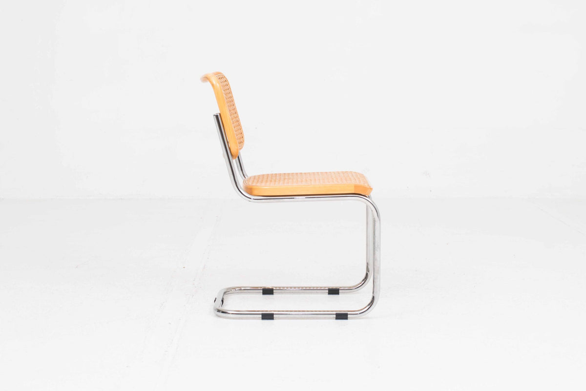 Freischwinger Stuhl S32 von Marcel Breuer für Thonet