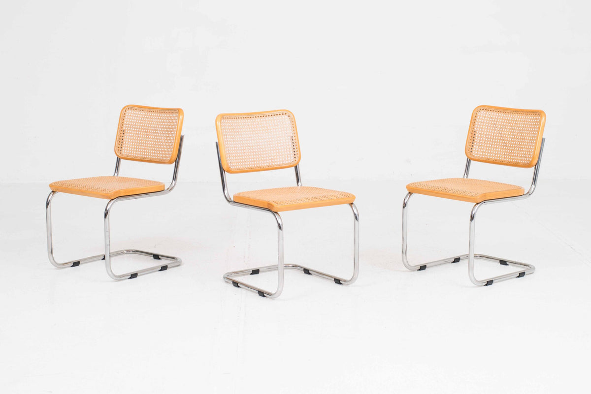 Freischwinger Stuhl S32 von Marcel Breuer für Thonet
