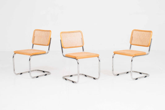 Freischwinger Stuhl S32 von Marcel Breuer für Thonet