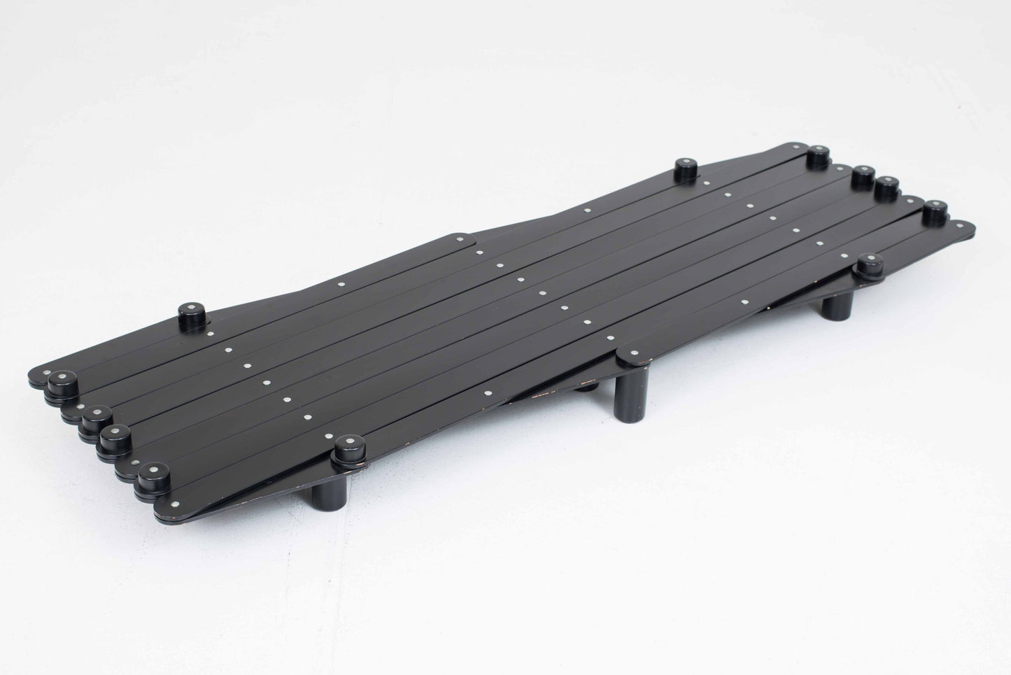 Vintage Scherenbett Thut von Kurt Thut für Thut in Schwarz