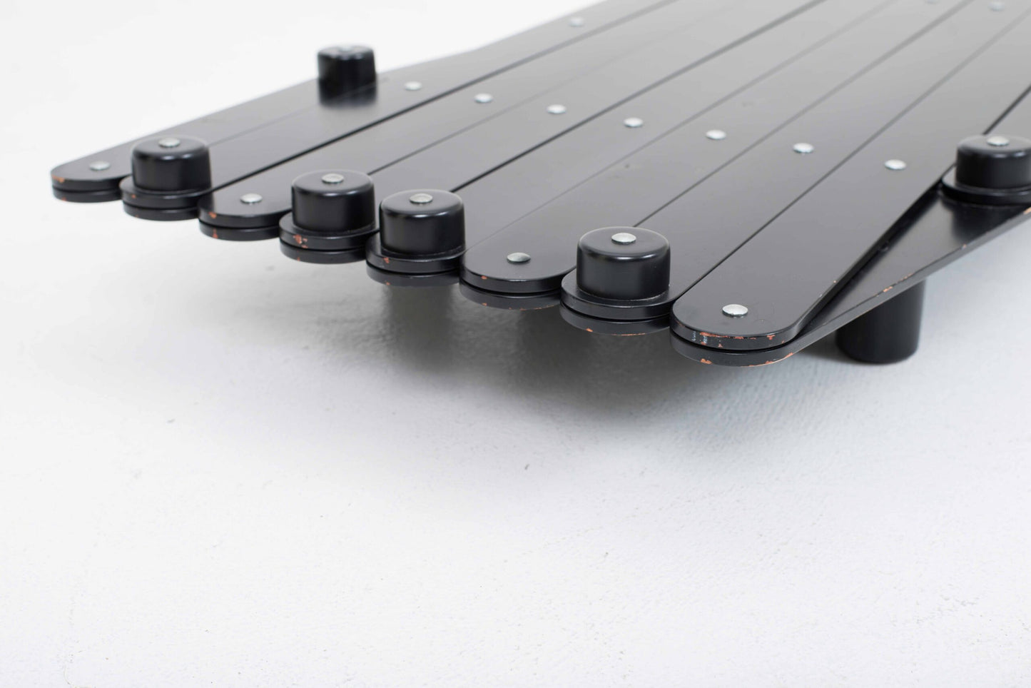 Vintage Scherenbett Thut von Kurt Thut für Thut in Schwarz