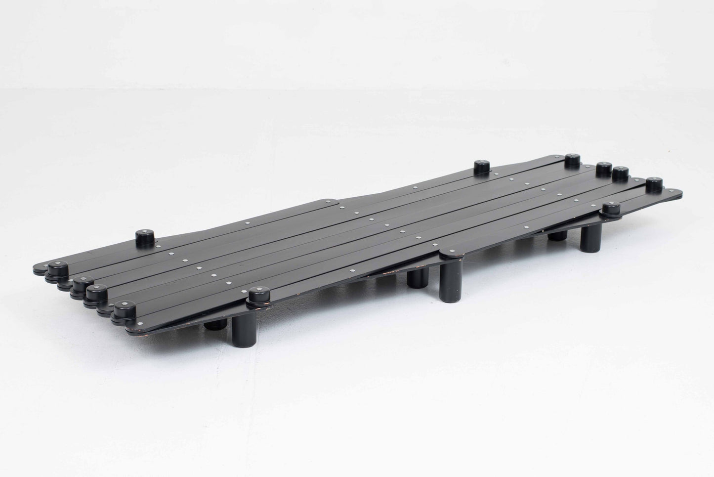 Vintage Scherenbett Thut von Kurt Thut für Thut in Schwarz