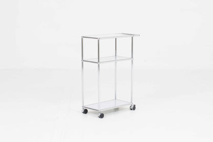 Vintage Tisch USM von Paul Schärer und Fritz Haller für USM Lichtgrau