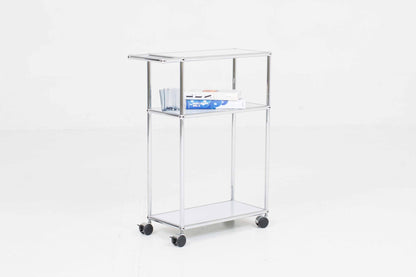 Vintage Tisch USM von Paul Schärer und Fritz Haller für USM Lichtgrau