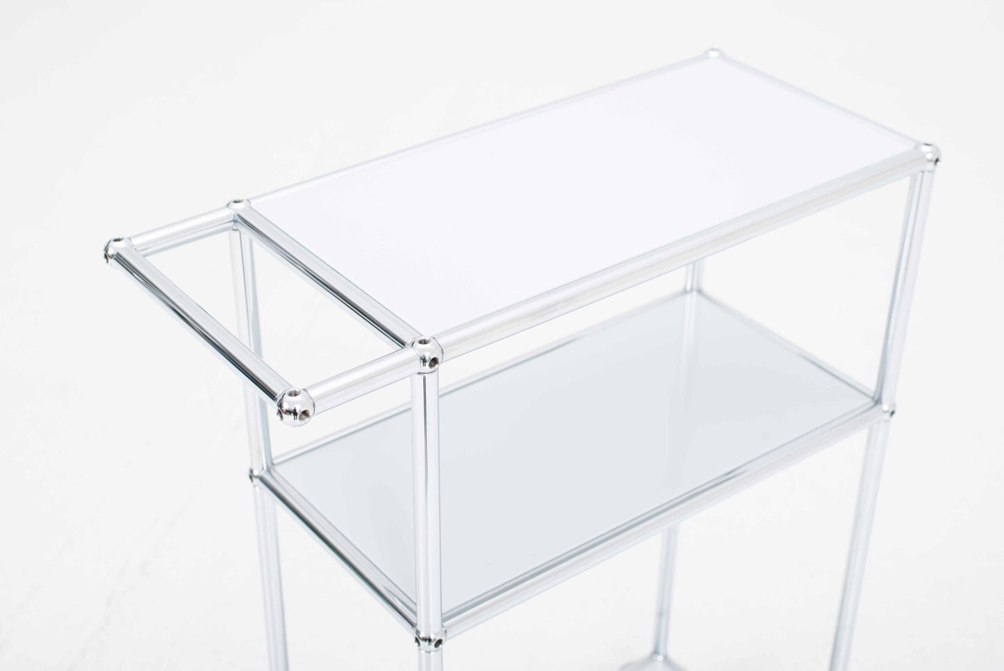 Vintage Tisch USM von Paul Schärer und Fritz Haller für USM Lichtgrau