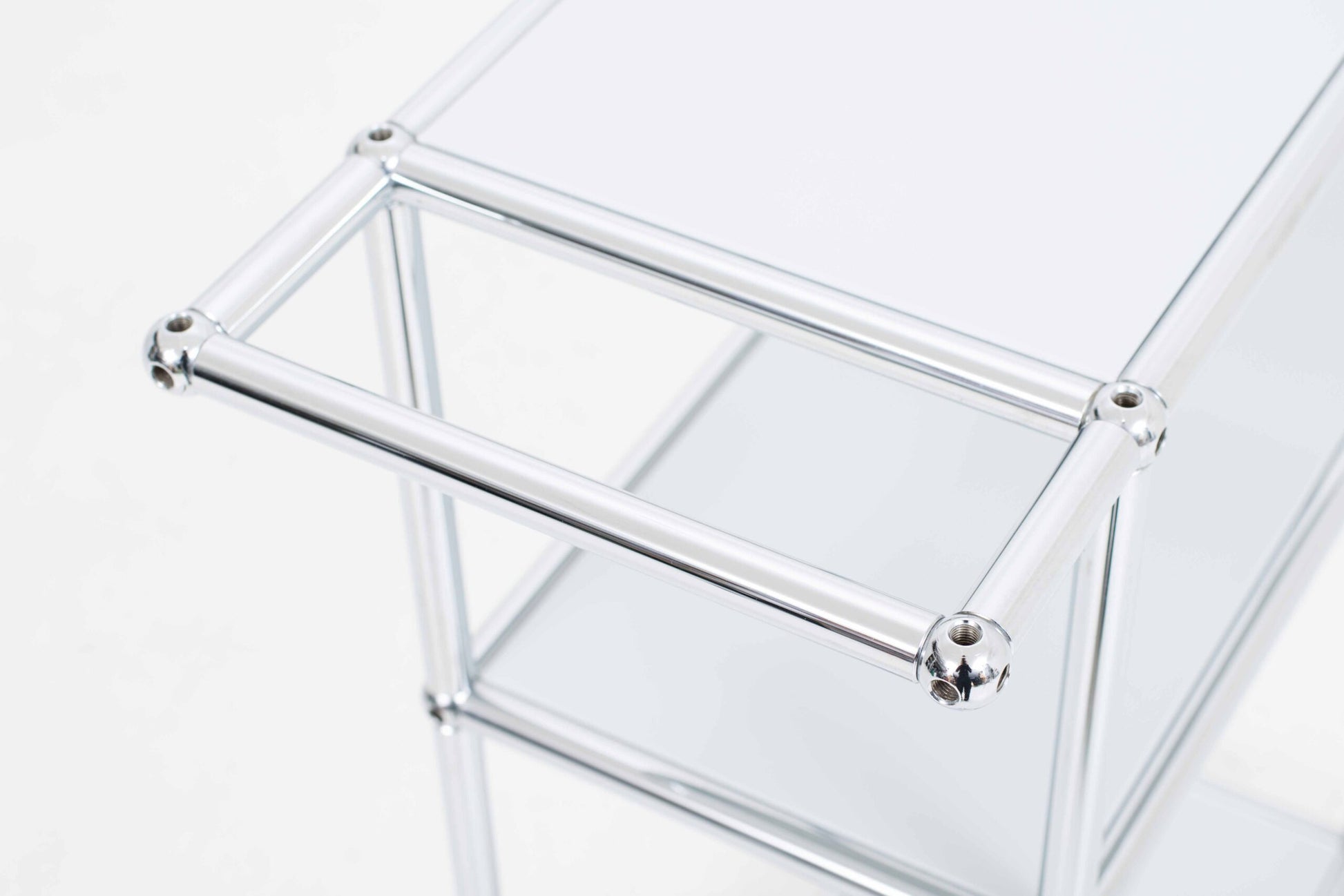 Vintage Tisch USM von Paul Schärer und Fritz Haller für USM Lichtgrau