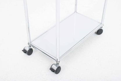 Vintage Tisch USM von Paul Schärer und Fritz Haller für USM Lichtgrau