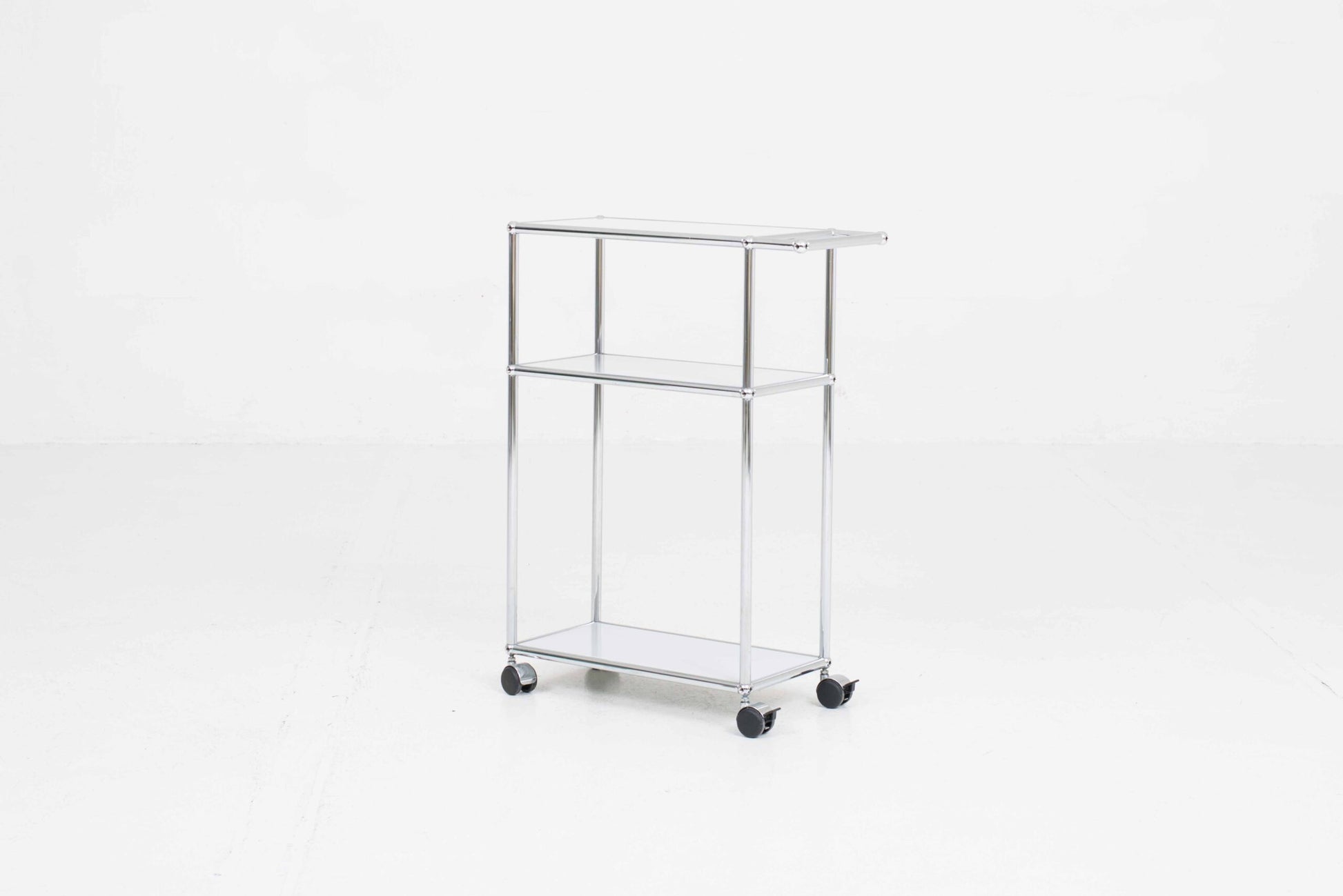 Vintage Tisch USM von Paul Schärer und Fritz Haller für USM Lichtgrau