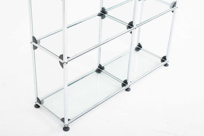 Vintage Regal von USM mit zwei Vitrinenfächern