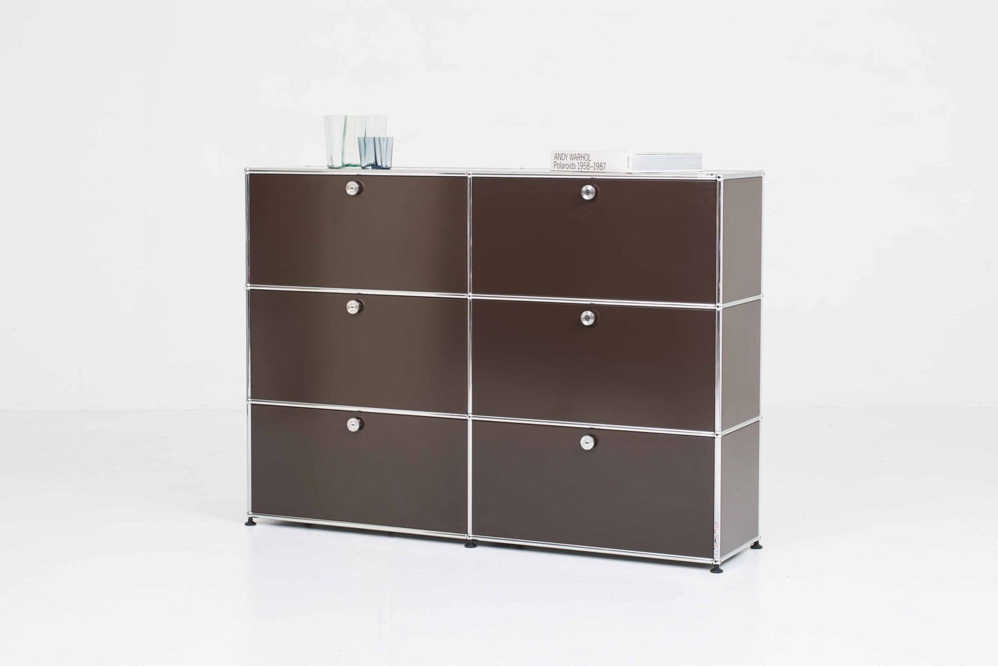 Vintage Kommode von USM in Braun