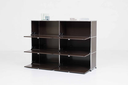 Vintage Kommode von USM in Braun