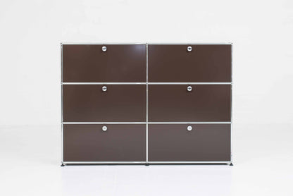 Vintage Kommode von USM in Braun