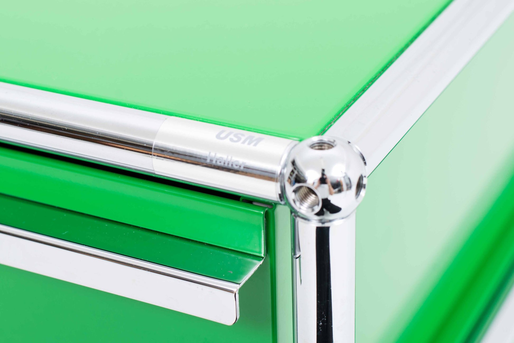 Vintage Aktenschrank USM Haller von Paul Schärer und Fritz Haller in Grün