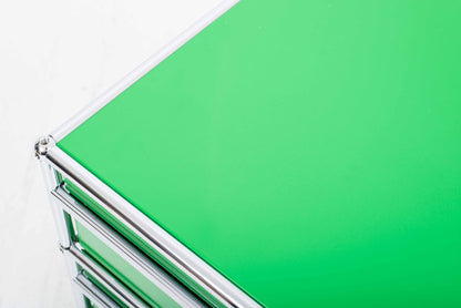 Vintage Aktenschrank USM Haller von Paul Schärer und Fritz Haller in Grün