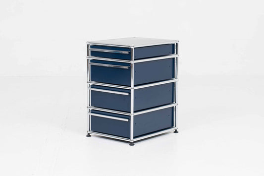Vintage Korpus für USM Stahlblau