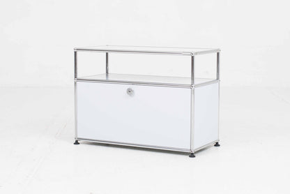 USM Haller Sideboard in Lichtgrau von Paul Schärer und Fritz Haller