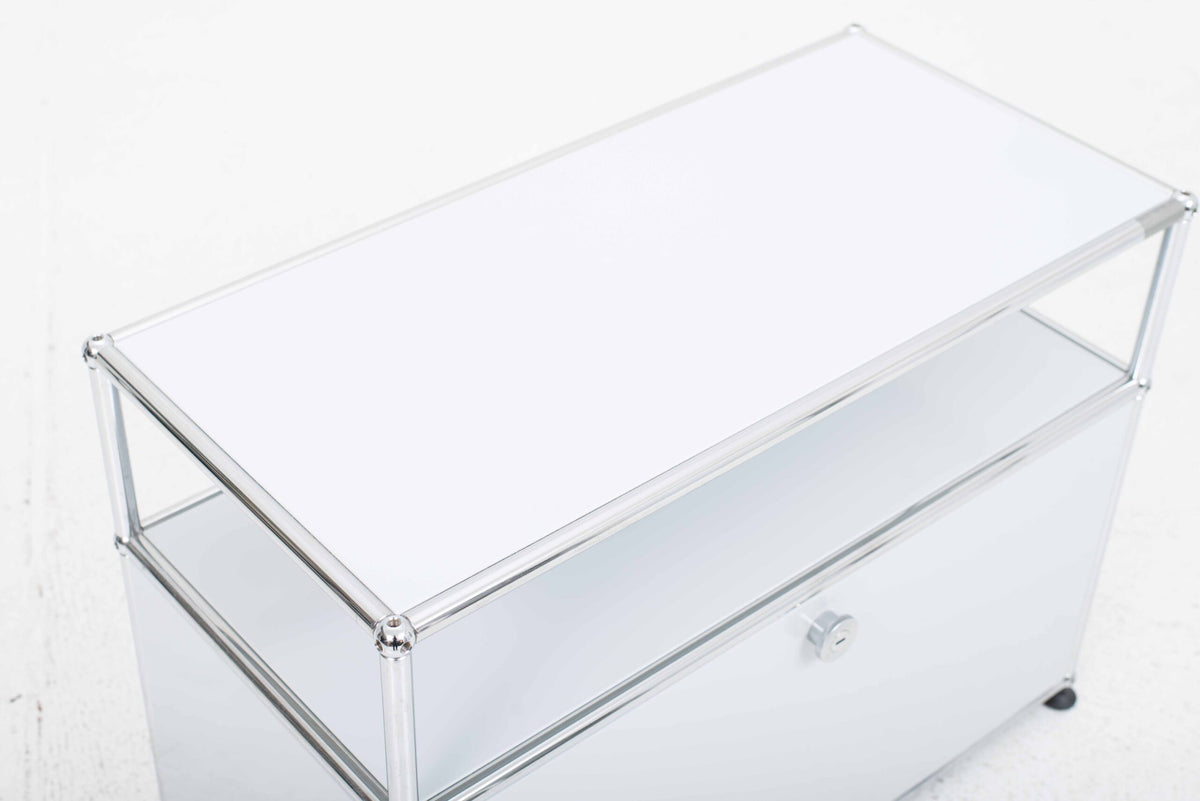 USM Haller Sideboard in Lichtgrau von Paul Schärer und Fritz Haller