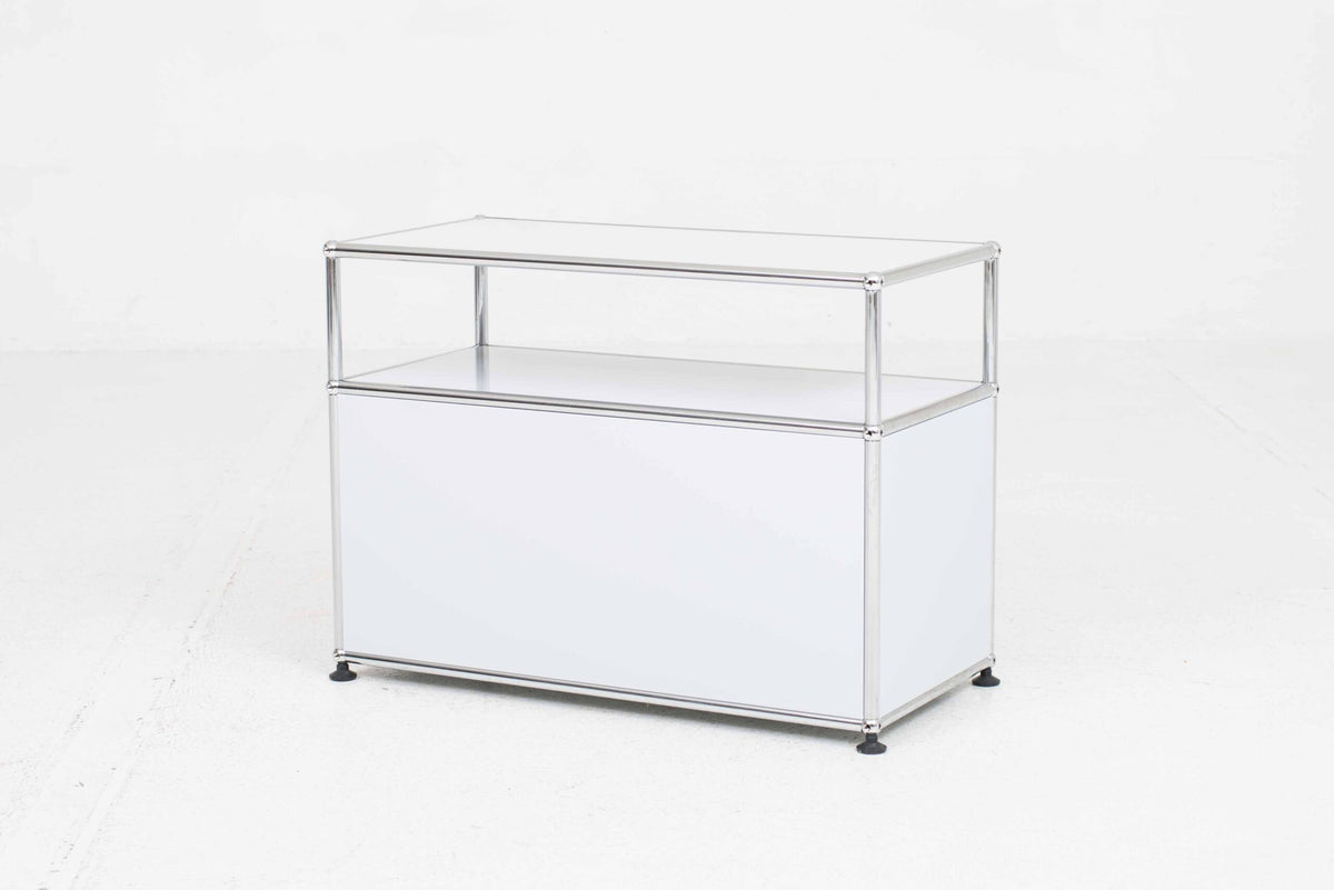 USM Haller Sideboard in Lichtgrau von Paul Schärer und Fritz Haller