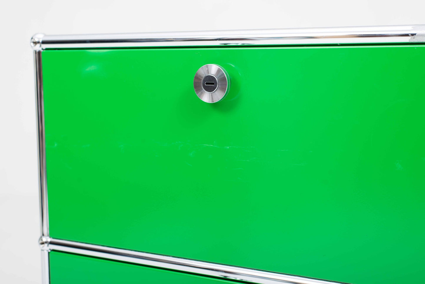 Vintage Rollmöbel von USM in Grün