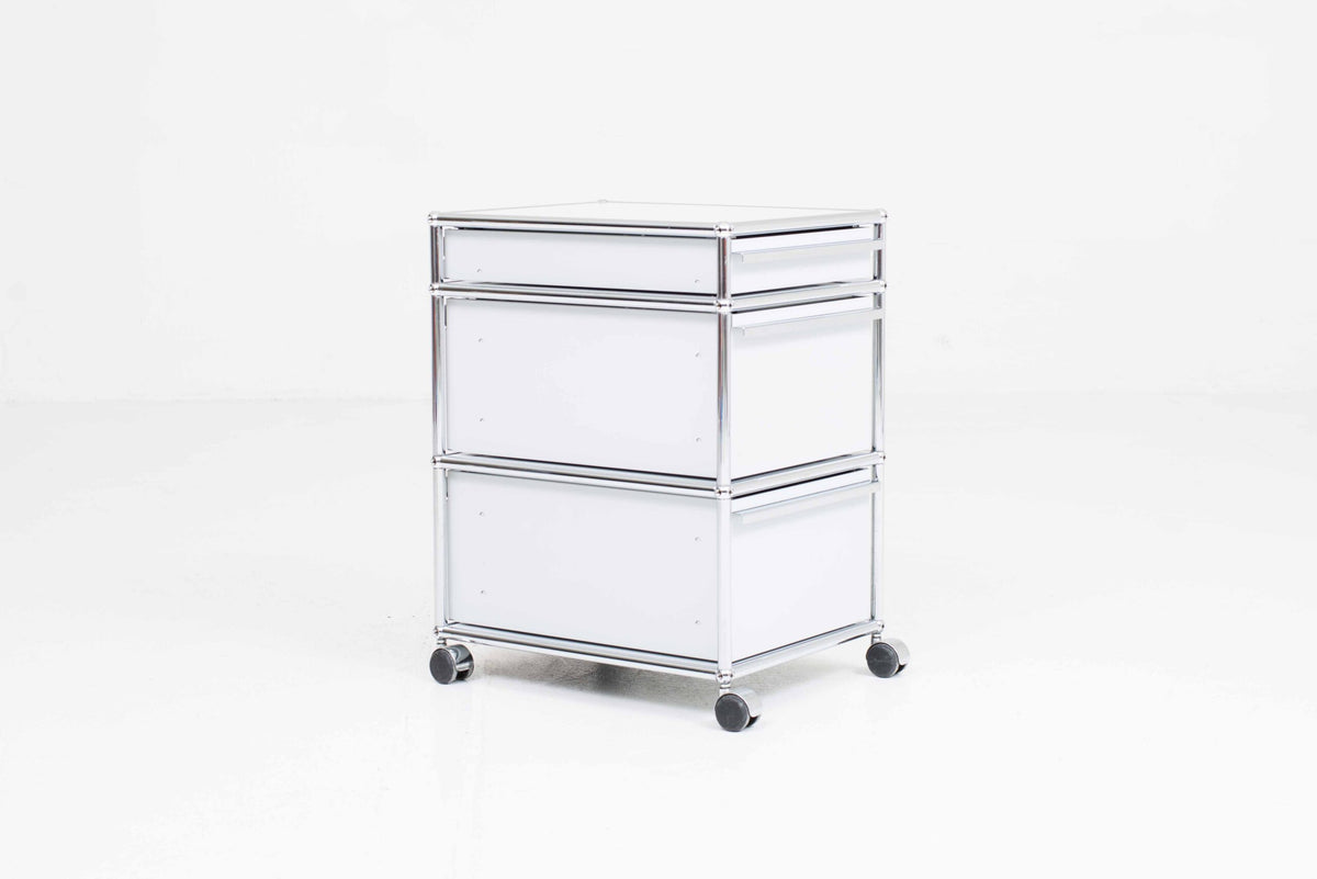 Vintage Rollcontainer von Paul Schärer und Fritz Haller für USM Haller