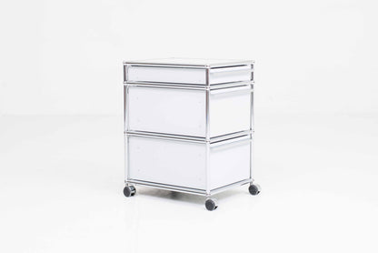 Vintage Rollcontainer von Paul Schärer und Fritz Haller für USM Haller