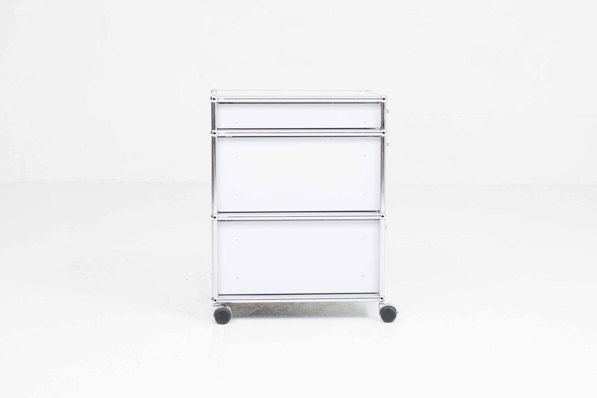 Vintage Rollcontainer von Paul Schärer und Fritz Haller für USM Haller