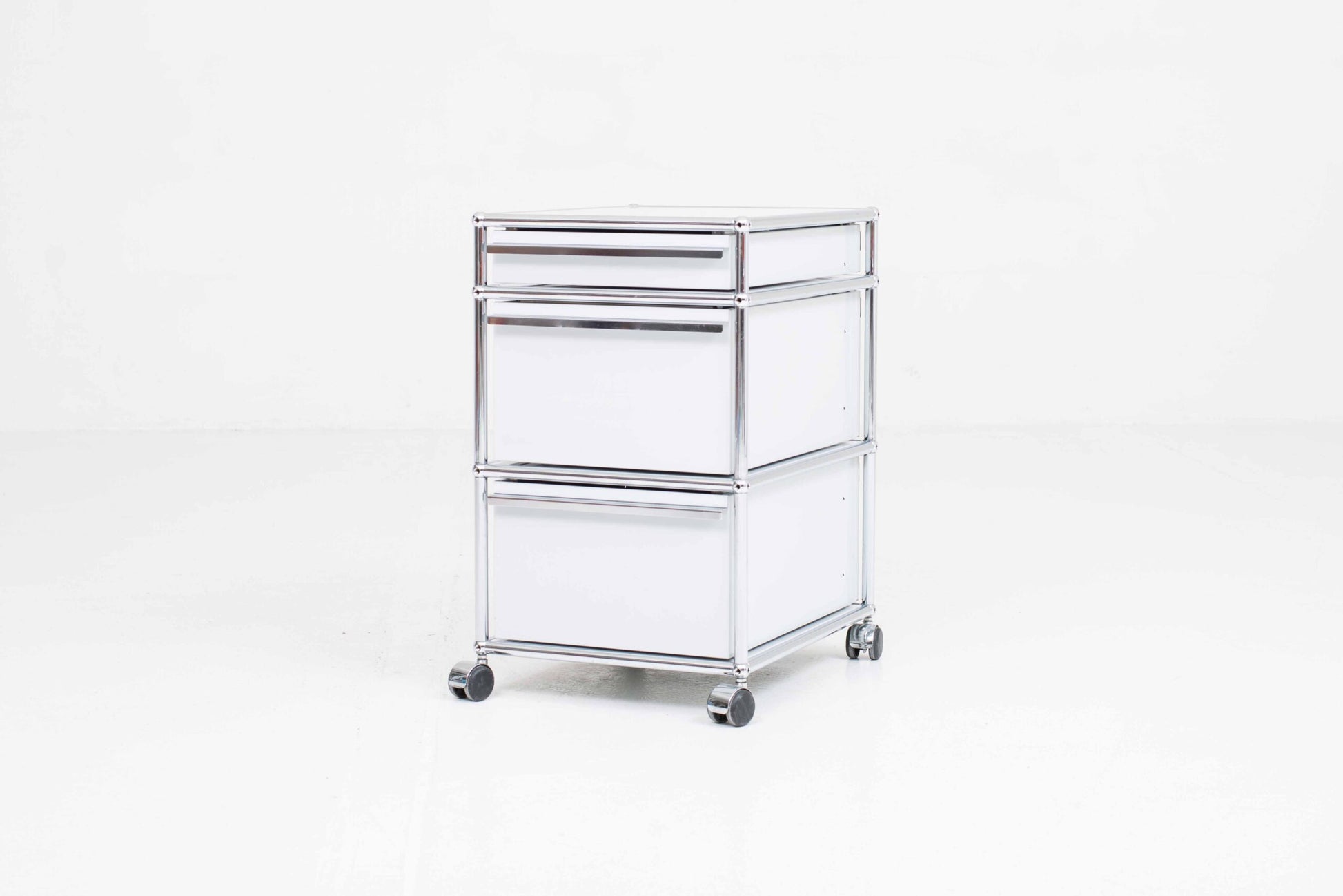 Vintage Rollcontainer von Paul Schärer und Fritz Haller für USM Haller