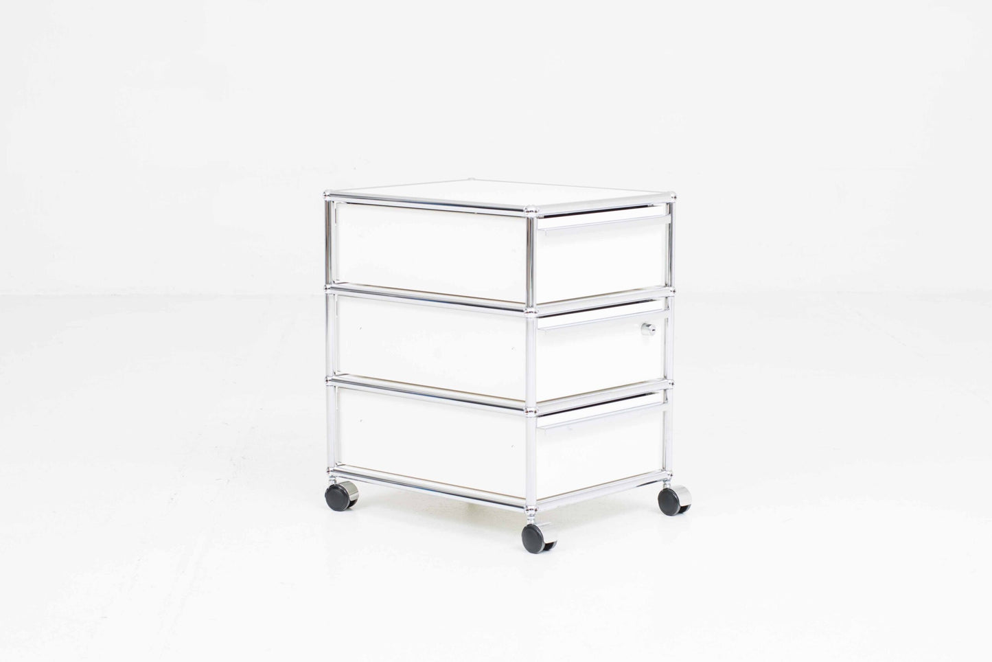 Vintage Rollcontainer USM Haller von Paul Schärer und Fritz Haller für USM