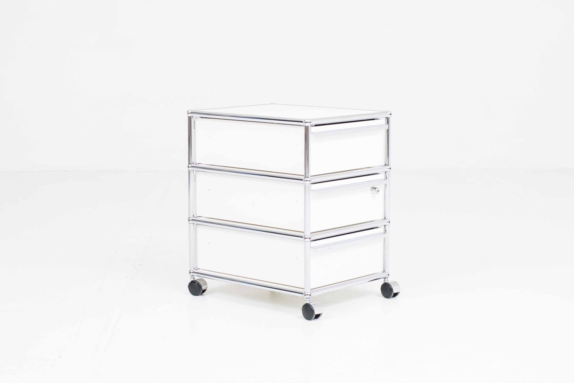 Vintage Rollcontainer USM Haller von Paul Schärer und Fritz Haller für USM