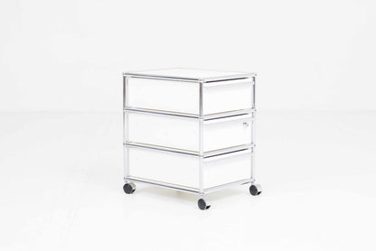 Vintage Rollcontainer USM Haller von Paul Schärer und Fritz Haller für USM