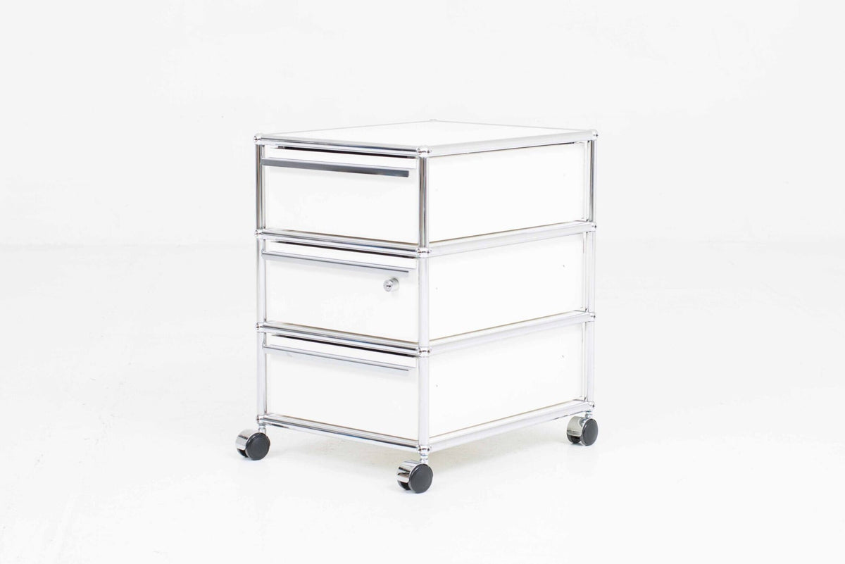 Vintage Rollcontainer USM Haller von Paul Schärer und Fritz Haller für USM