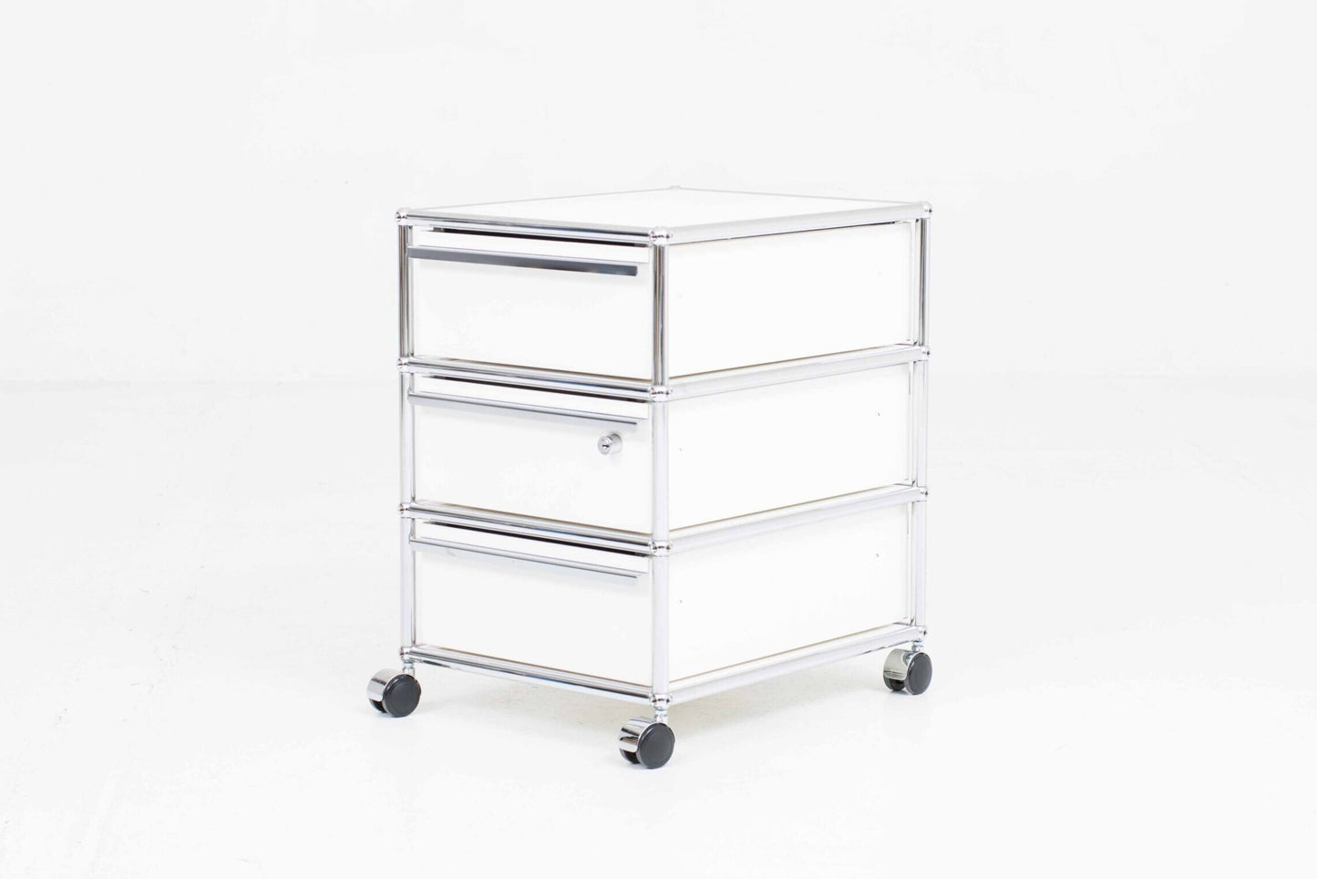 Vintage Rollcontainer USM Haller von Paul Schärer und Fritz Haller für USM