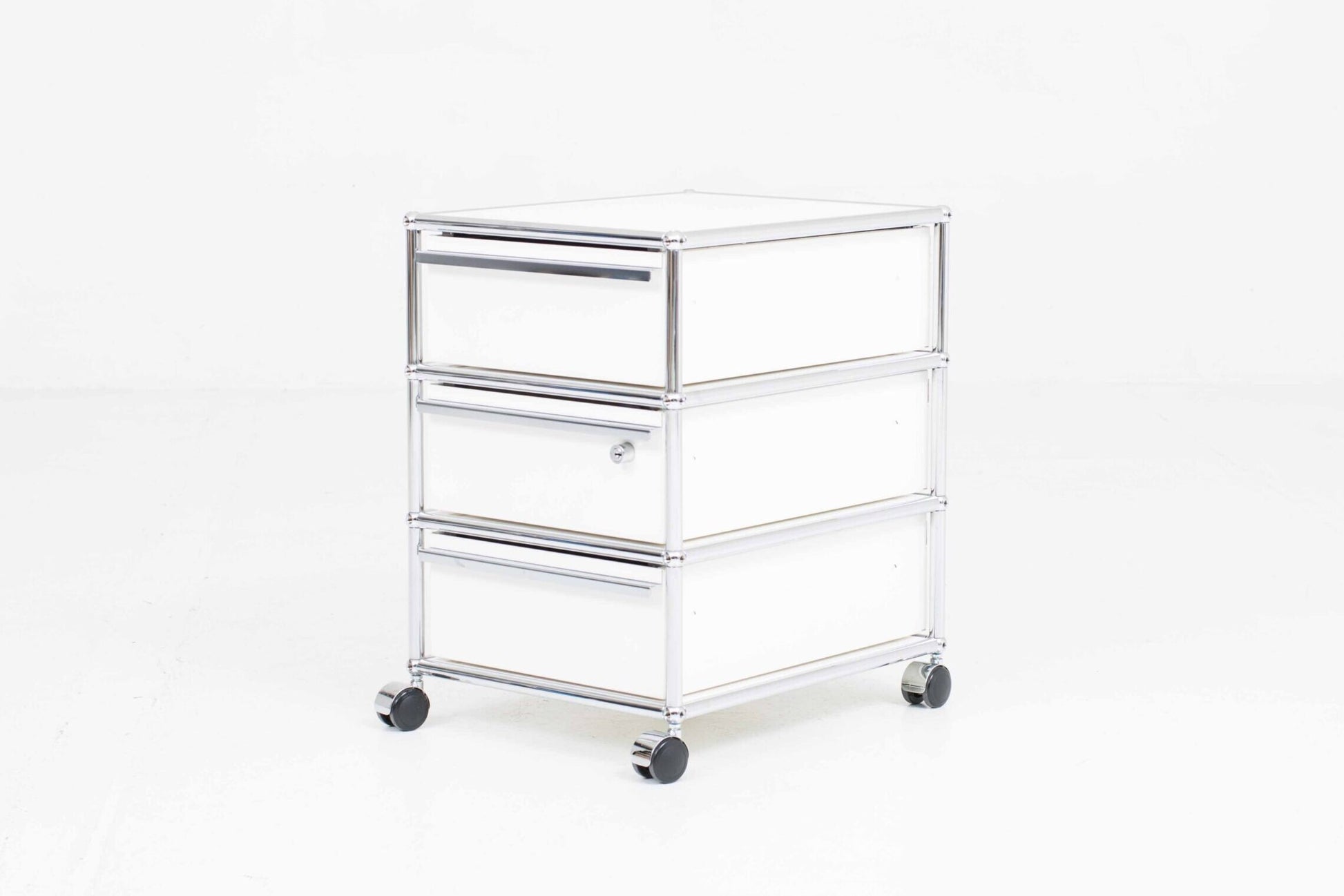Vintage Rollcontainer USM Haller von Paul Schärer und Fritz Haller für USM