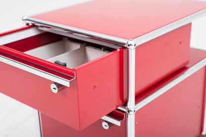 USM Rollcontainer Rubinrot