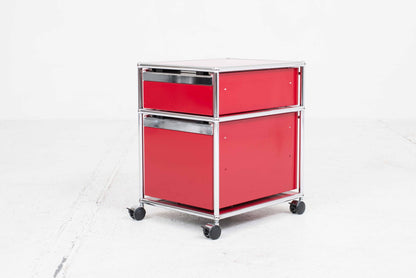 USM Rollcontainer Rubinrot