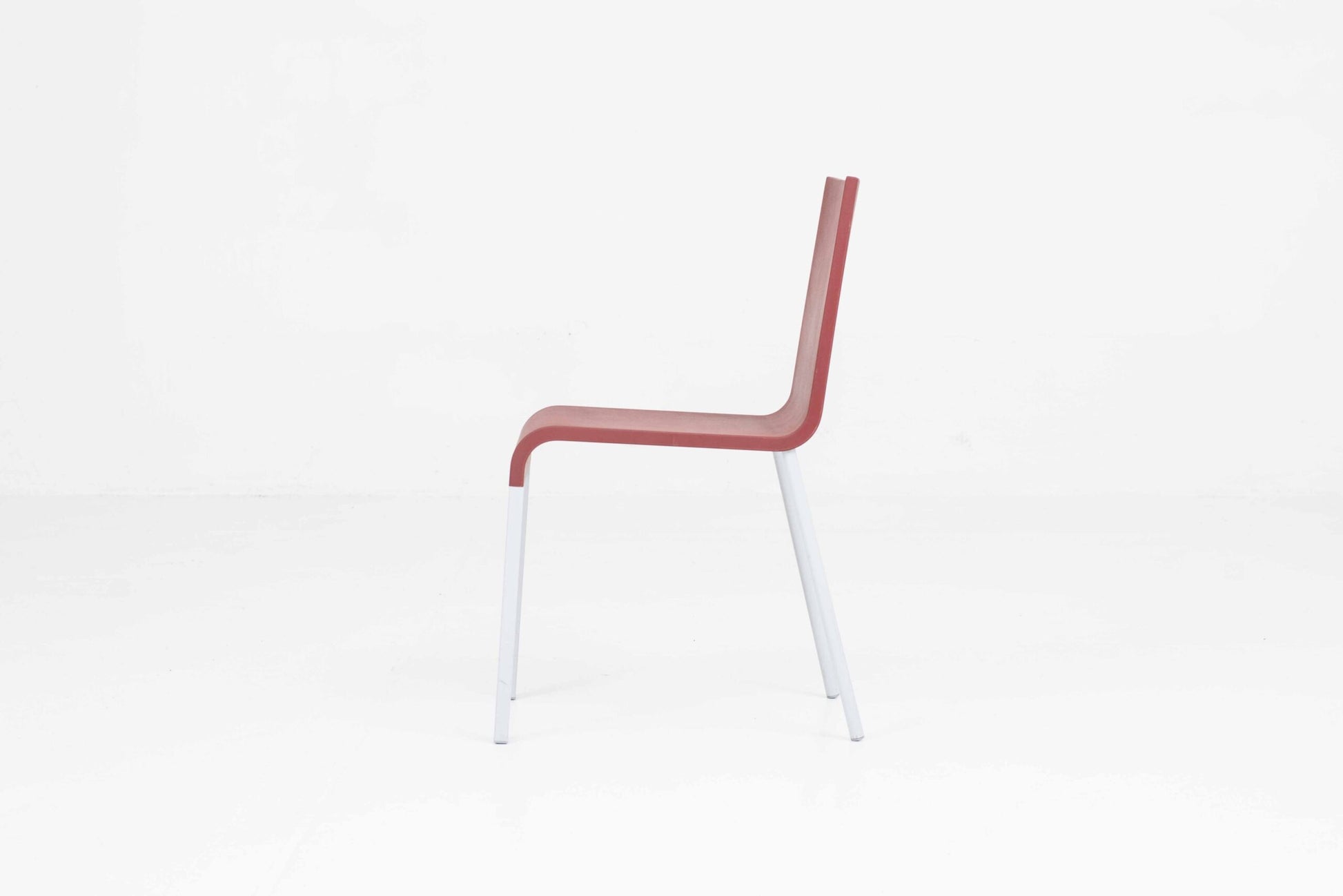 Vintage Stuhl .03 von Maarten Van Severen für Vitra in Dunkelrot