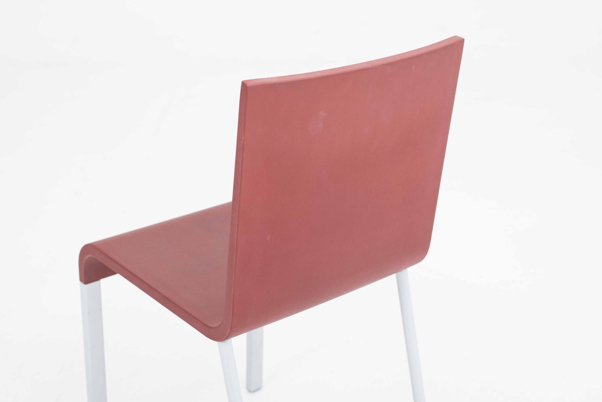 Vintage Stuhl .03 von Maarten Van Severen für Vitra in Dunkelrot
