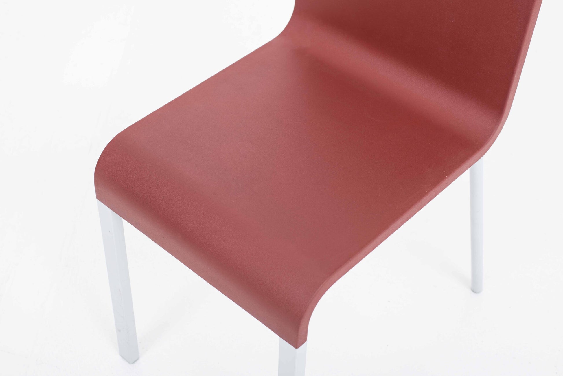Vintage Stuhl .03 von Maarten Van Severen für Vitra in Dunkelrot