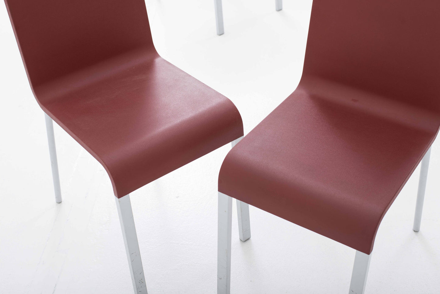 Vintage Stuhl .03 von Maarten Van Severen für Vitra in Dunkelrot