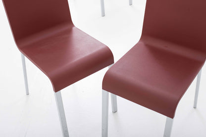 Vintage Stuhl .03 von Maarten Van Severen für Vitra in Dunkelrot