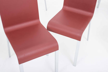 Vintage Stuhl .03 von Maarten Van Severen für Vitra in Dunkelrot