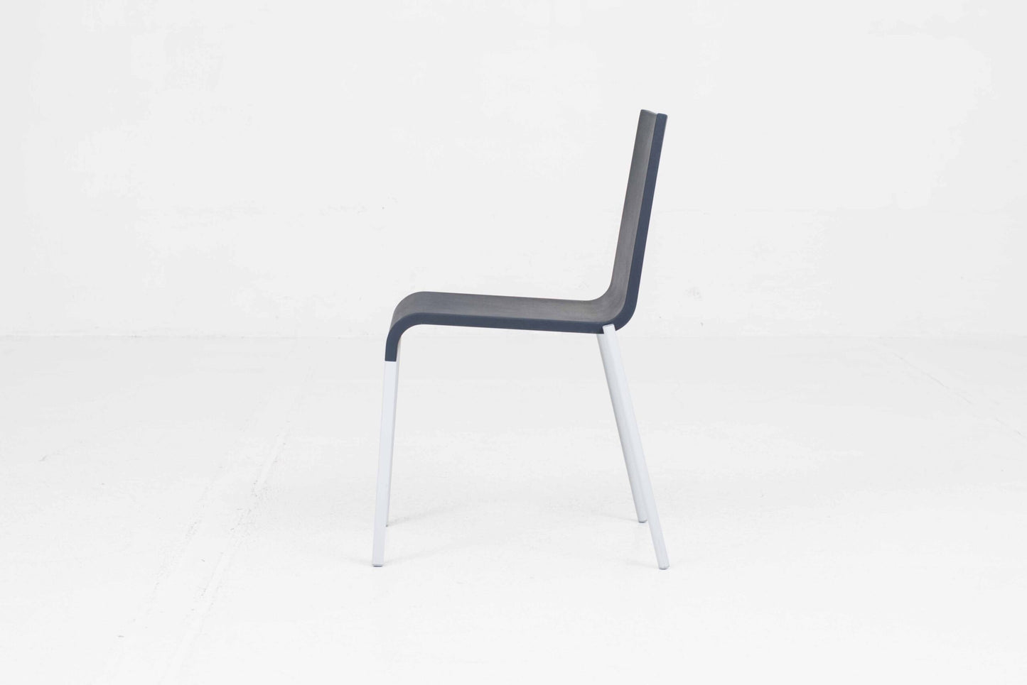 Vintage Stuhl .03 von Maarten Van Severen für Vitra, Dunkelblau